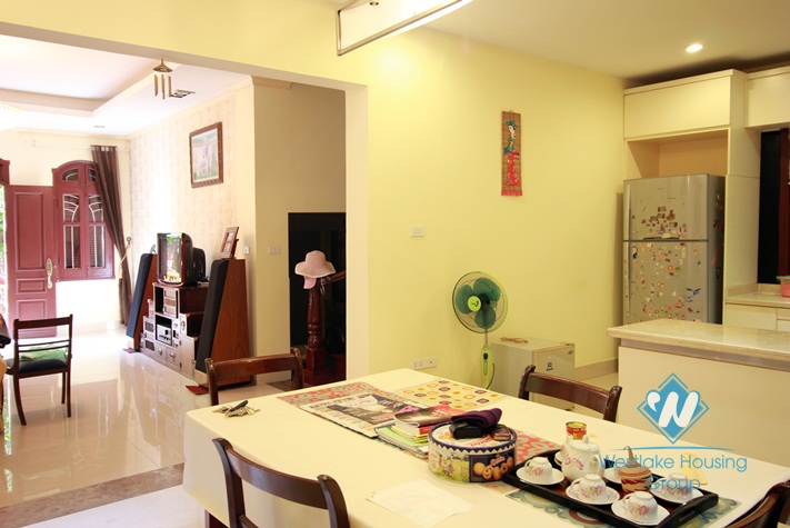 A charming house with large courtyard around for rent in Tay Ho area, Hanoi.